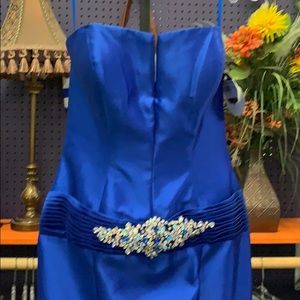 Long Blue Jovani Prom dress